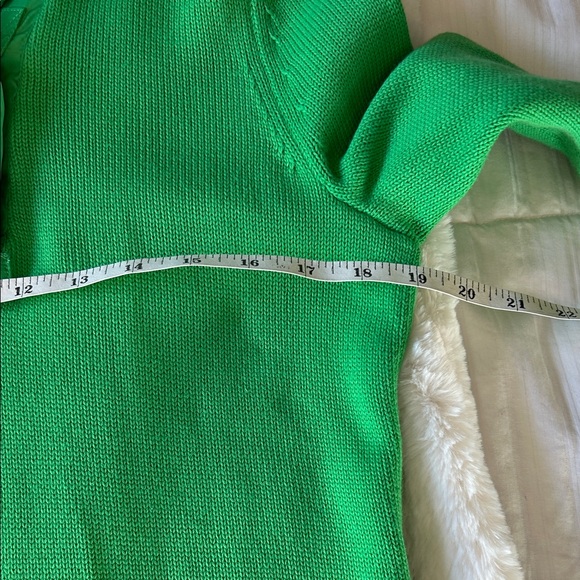 Vintage Ralph Lauren Active Vibrant Green Preppy Casual Pullover - Picture 7 of 8